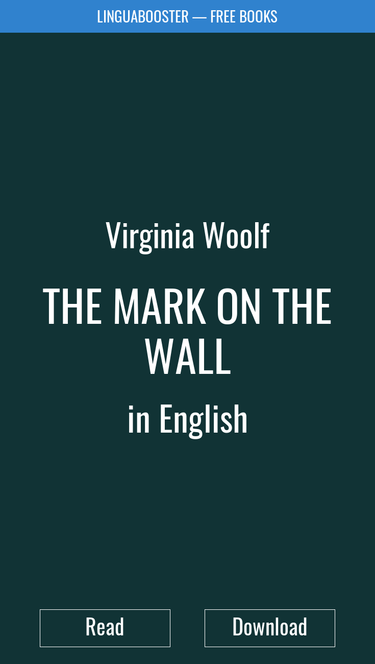 the mark on the wall full text