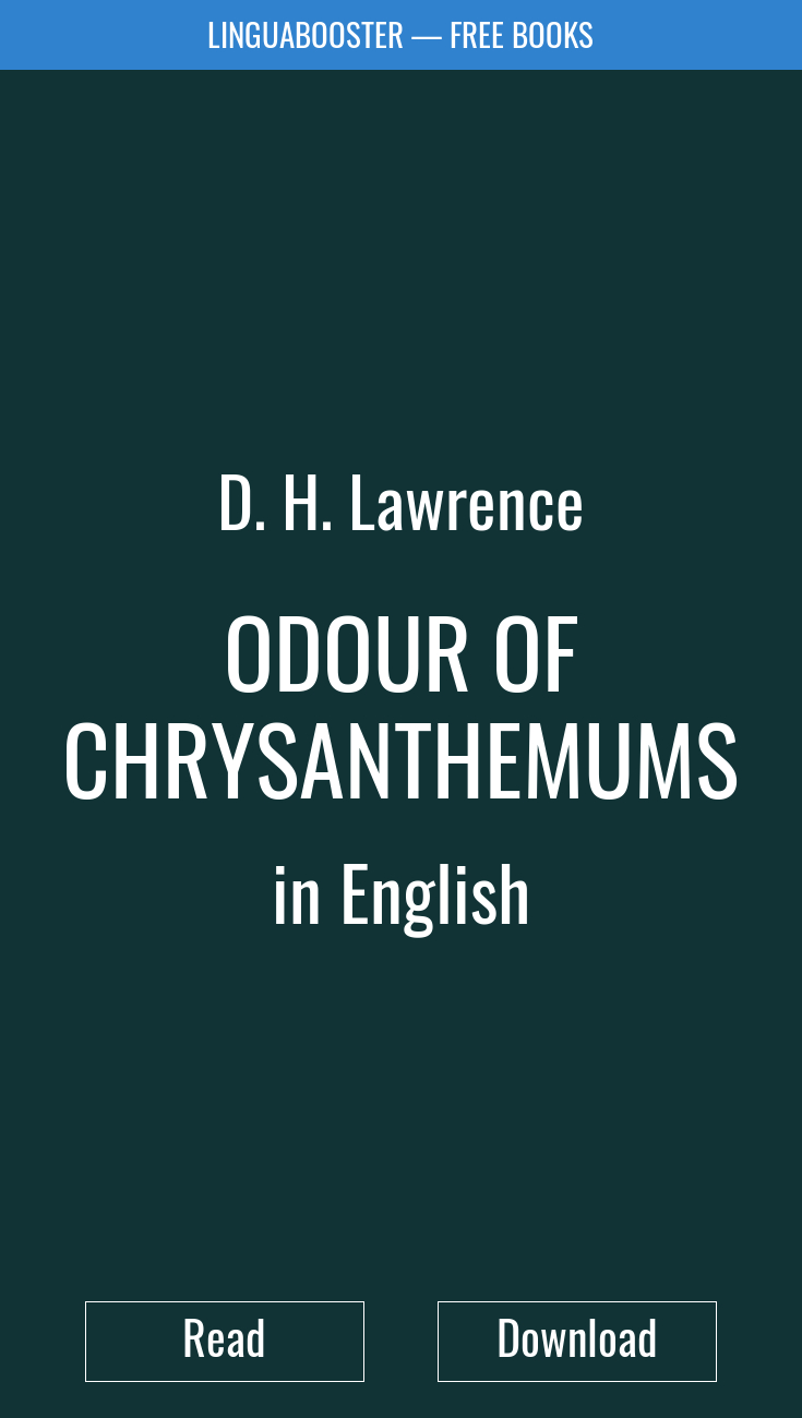odour of chrysanthemums full text