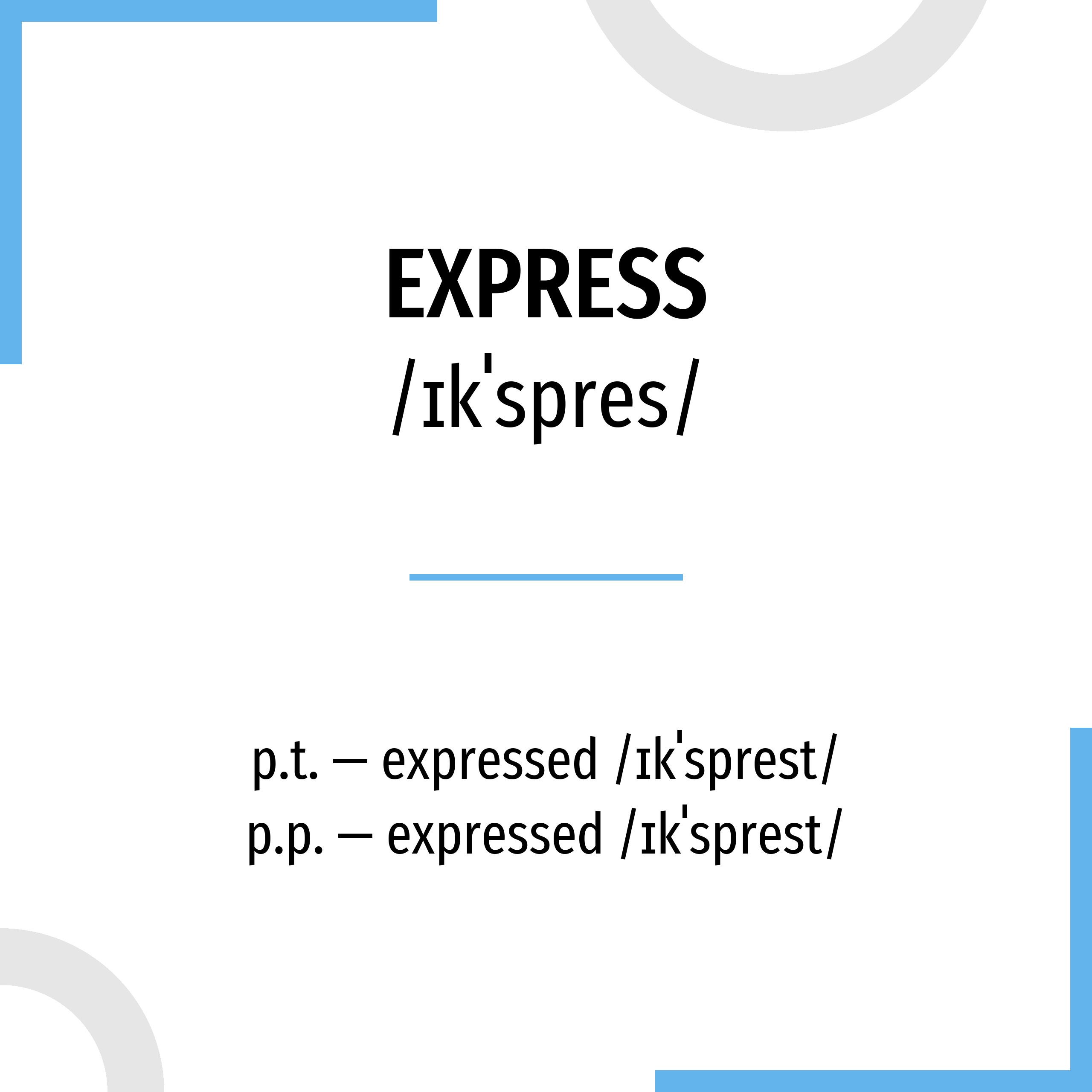 School Express Verb Worksheets