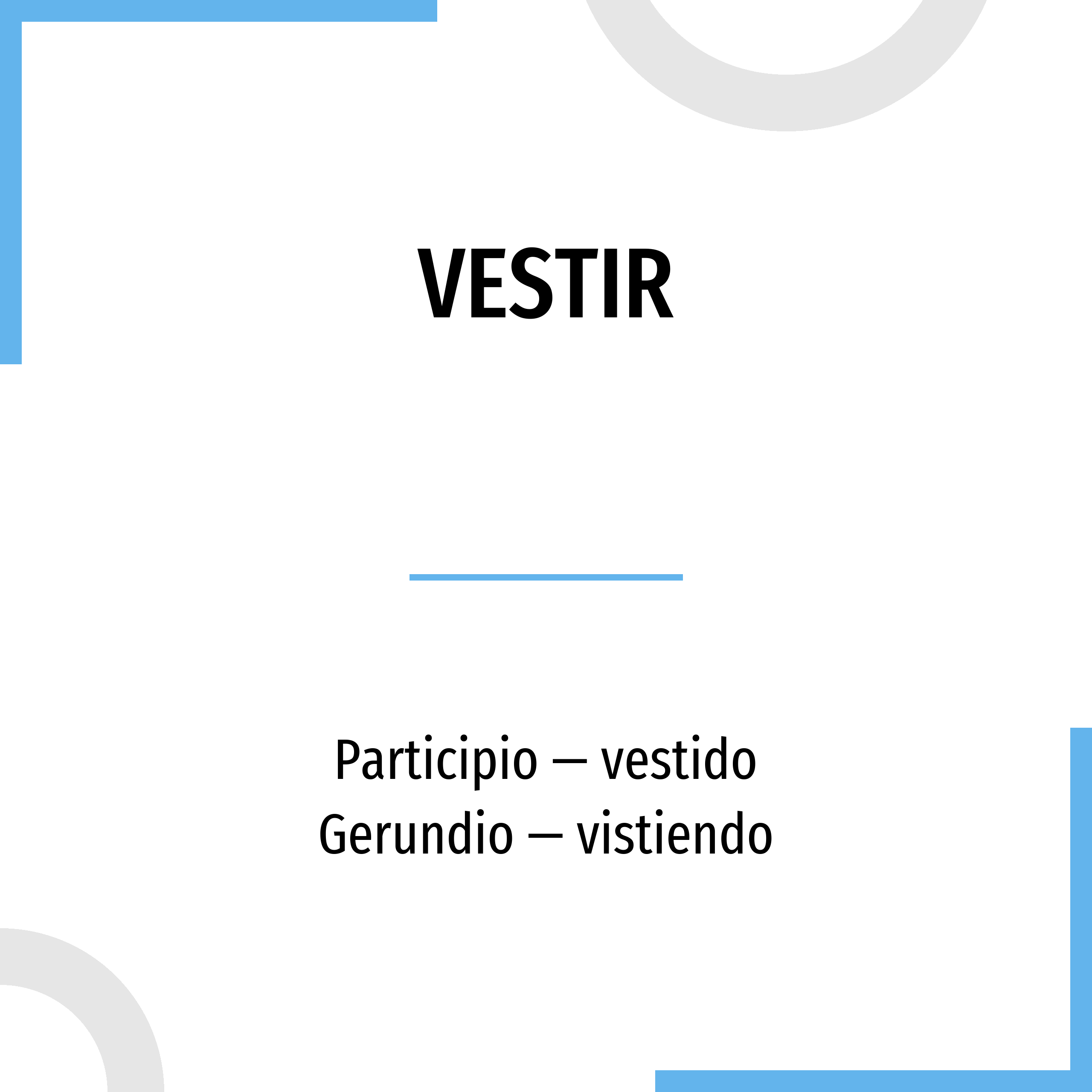 Conjugation Vestir 🔸 Spanish verb in all tenses forms Conjugate in past, present future