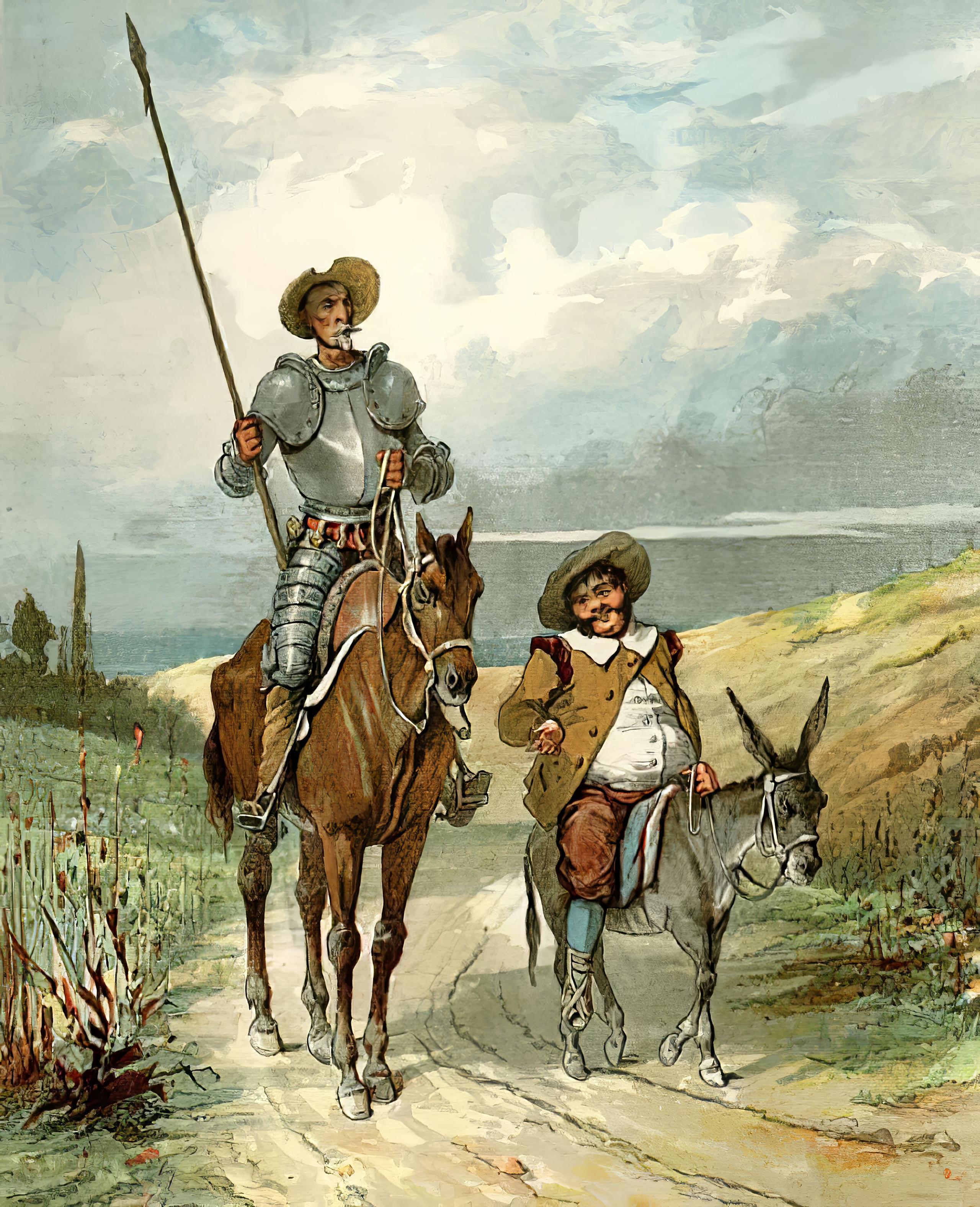 Book Don Quixote of La Mancha in Italian