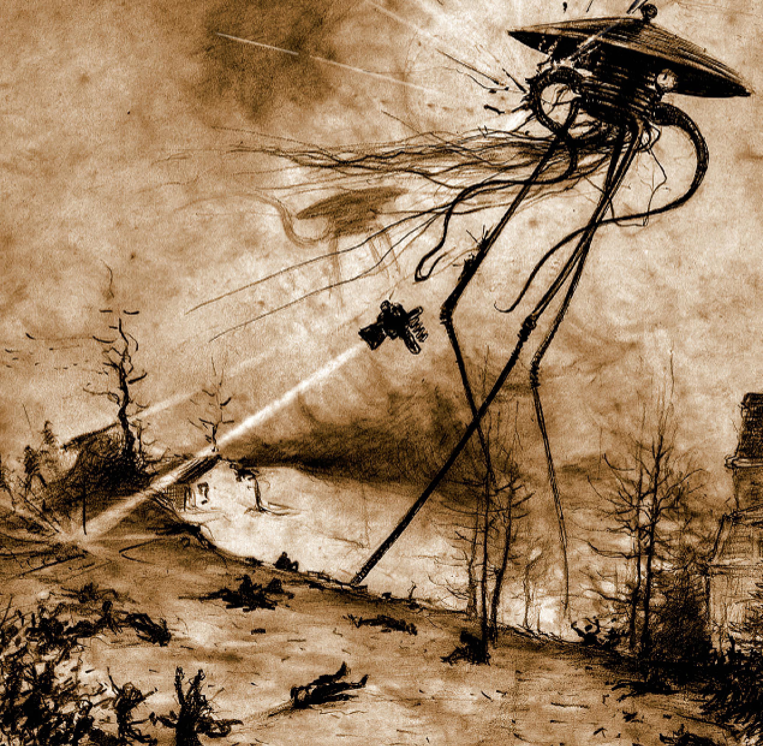 Il libro The War of the Worlds in russo